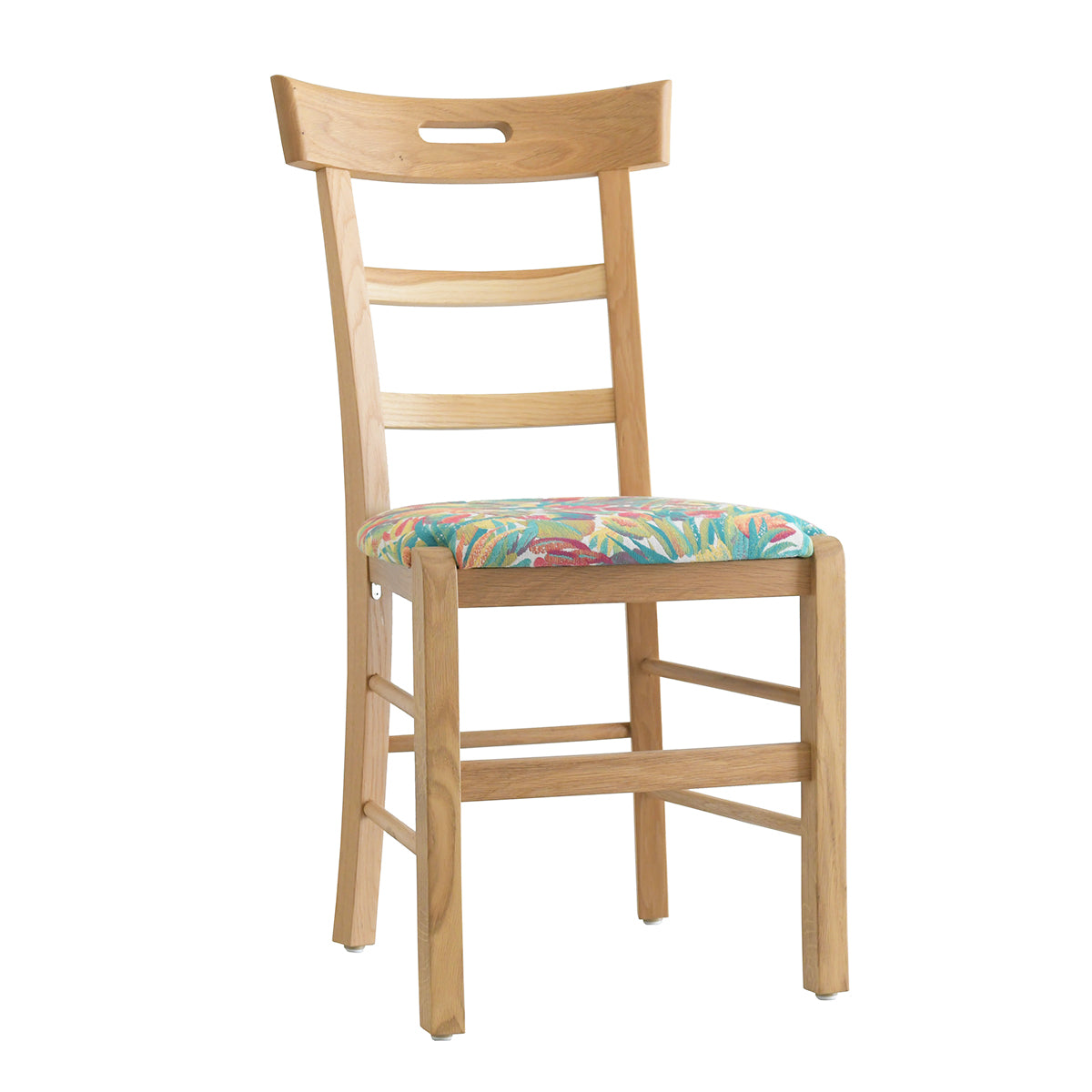 HUTTEN(ハッテン) 129-E/46 ダイニングチェア ハイバックタイプ 座面布張り 取っ手付き