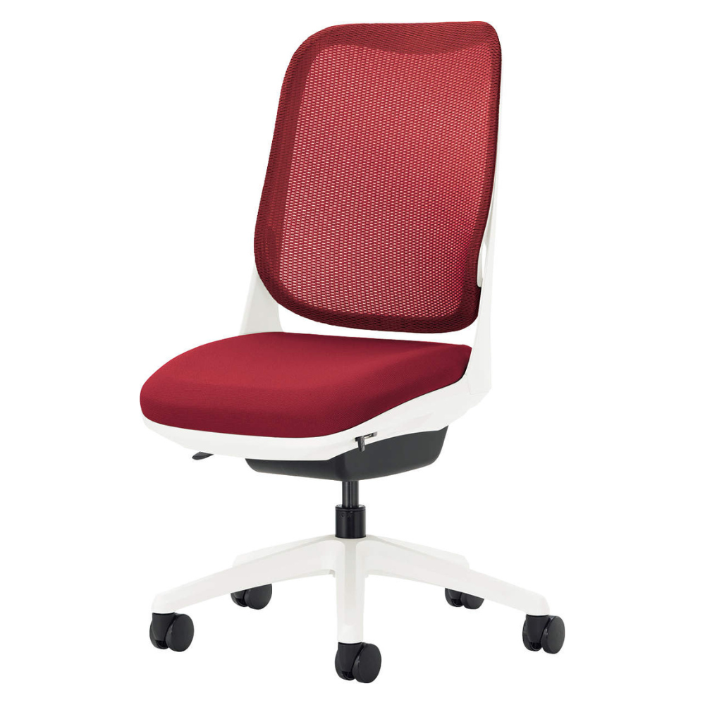 LION(ライオン事務器) RIDE(ライド) ホワイトフレーム オフィスチェア メッシュ