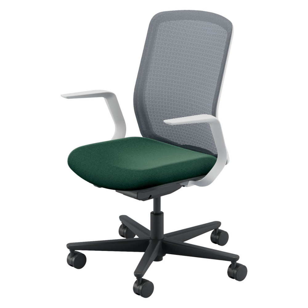 UCHIDA(内田洋行) CARISSA2(カリッサ2) ハイバック ツートン 背ライトグレイタイプ