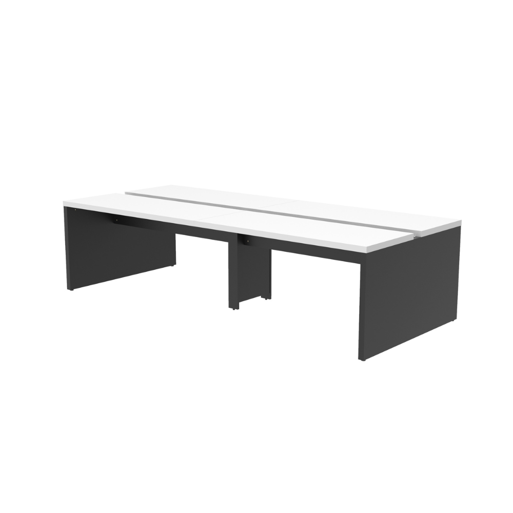 フリーアドレスデスク RYSシリーズ 両面基本セット【奥行1200mm】