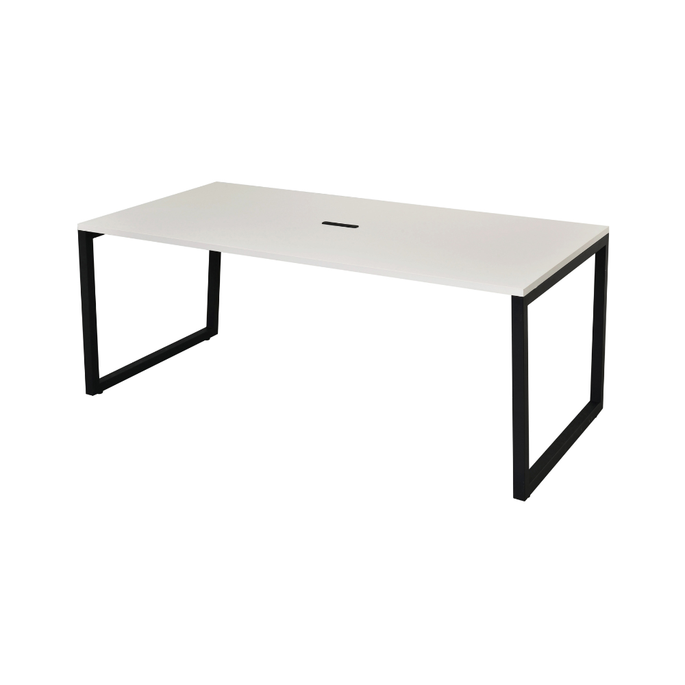 4口コンセント付会議テーブル