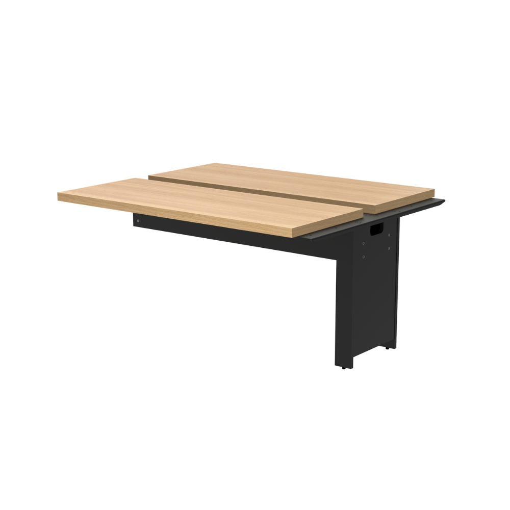 フリーアドレスデスク RYSシリーズ 両面増連セット【奥行1200mm】