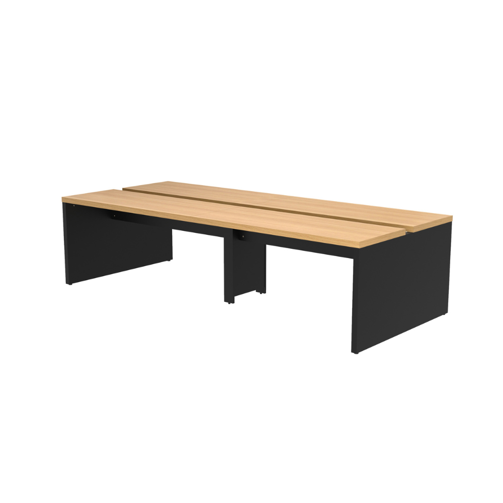 フリーアドレスデスク RYSシリーズ 両面基本セット【奥行1200mm】