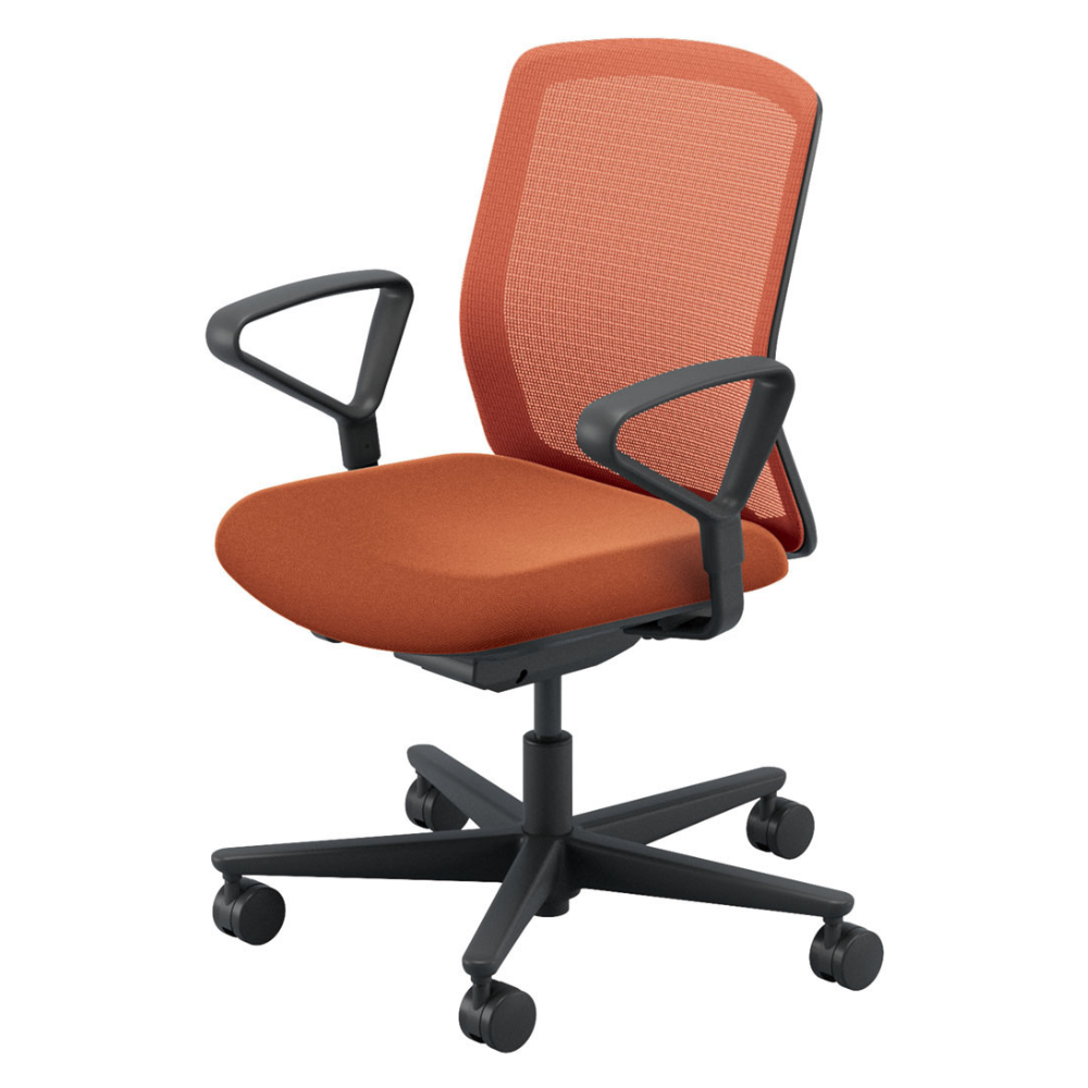 UCHIDA(内田洋行) CARISSA2(カリッサ2) ミドルバック 単色タイプ