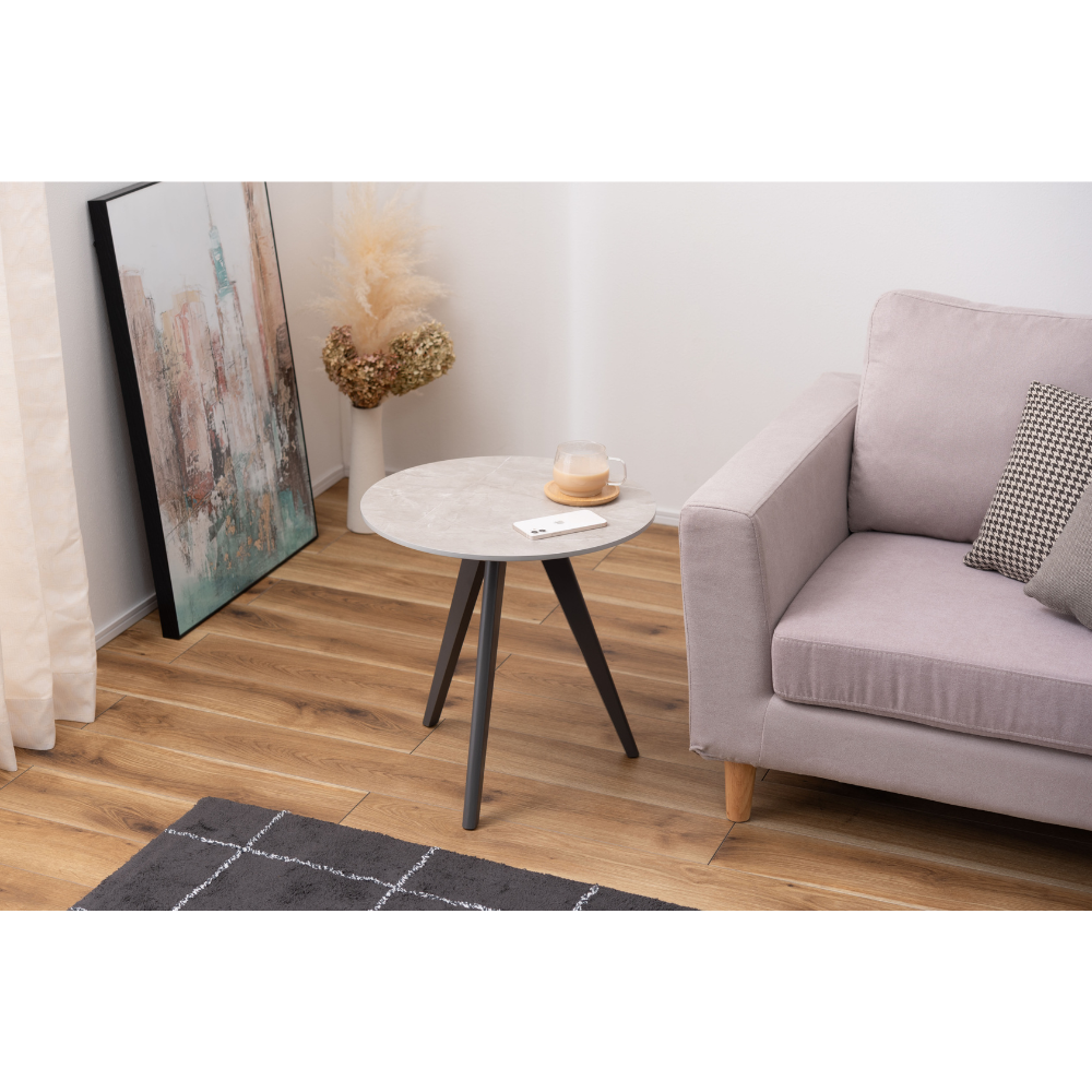 ラウンドサイドテーブル