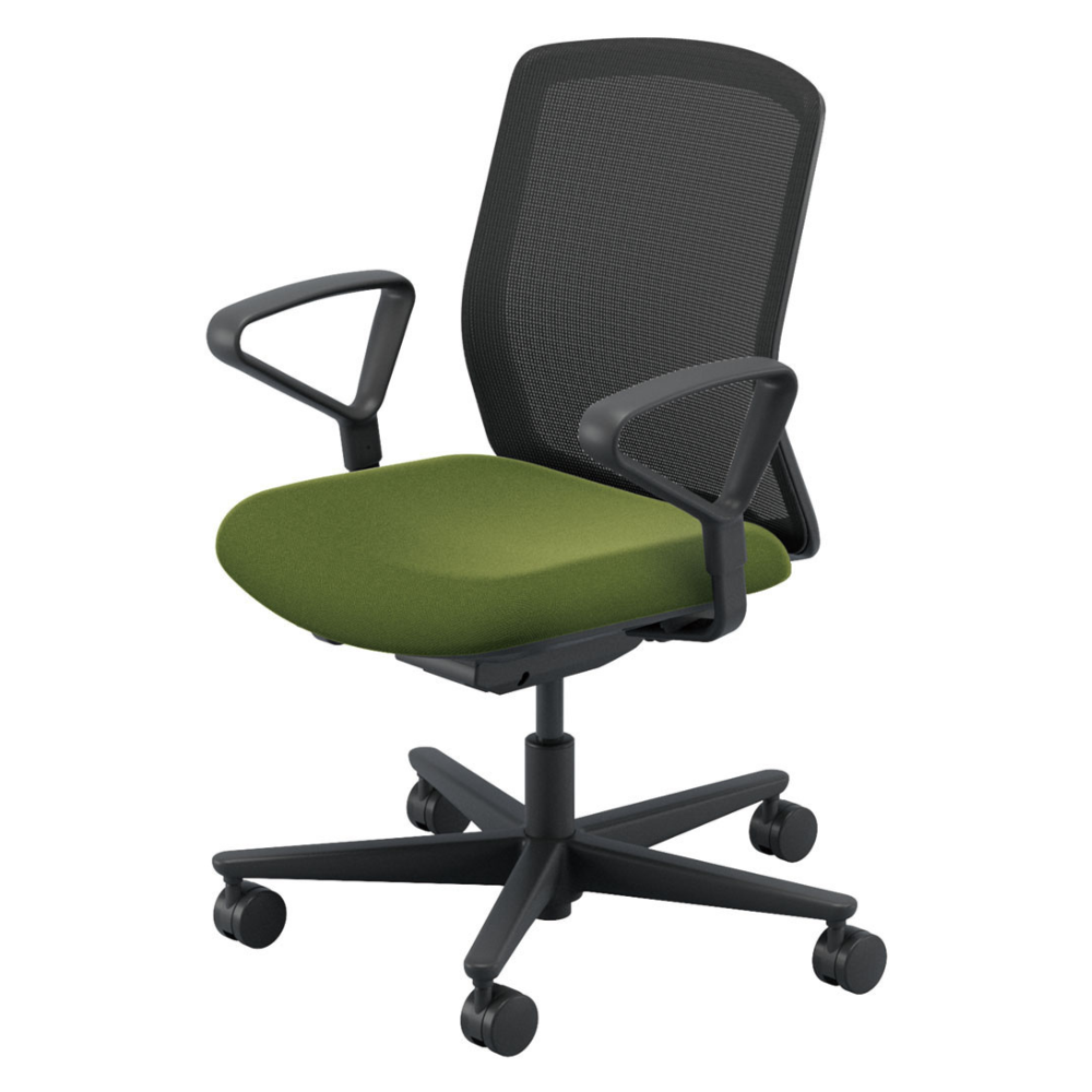 UCHIDA(内田洋行) CARISSA2(カリッサ2) ミドルバック ツートン 背ブラックタイプ