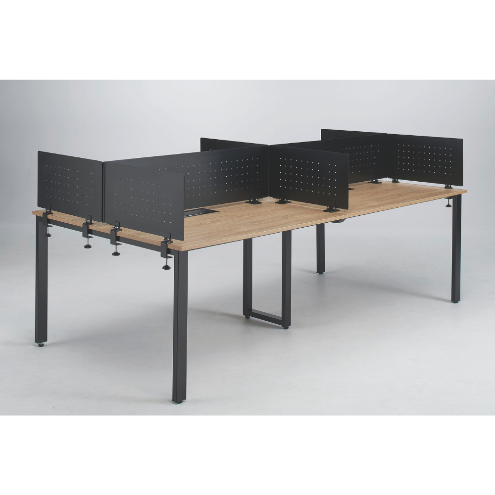 クランプ式スチールデスクトップパネル