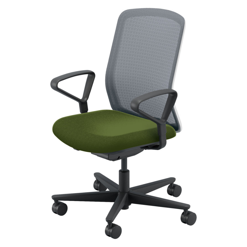 UCHIDA(内田洋行) CARISSA2(カリッサ2) ハイバック ツートン 背ライトグレイタイプ