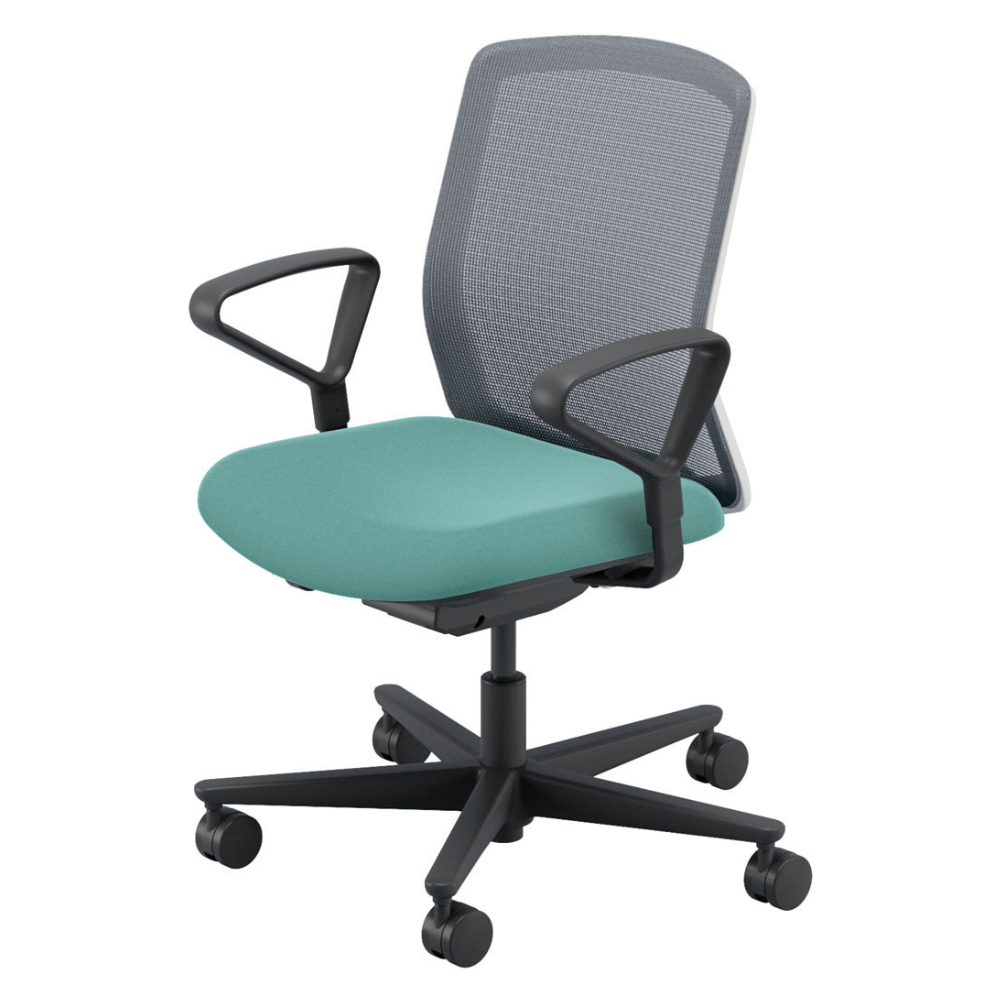 USHIDA(内田洋行) CARISSA2(カリッサ2) ミドルバック ツートン 背ライトグレイタイプ