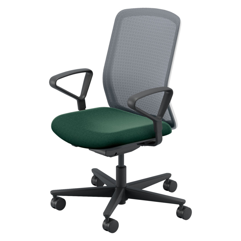 UCHIDA(内田洋行) CARISSA2(カリッサ2) ハイバック ツートン 背ライトグレイタイプ