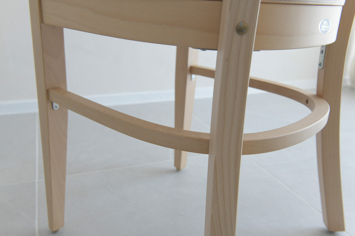 HUTTEN(ハッテン) 190/46 ダイニングチェア 木目 ナチュラル 北欧 カフェ 飲食店 店舗