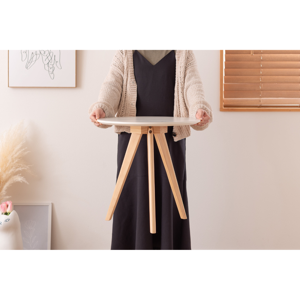 ラウンドサイドテーブル