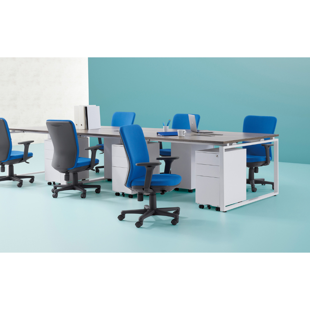 事務用チェア ミドルバック クロス