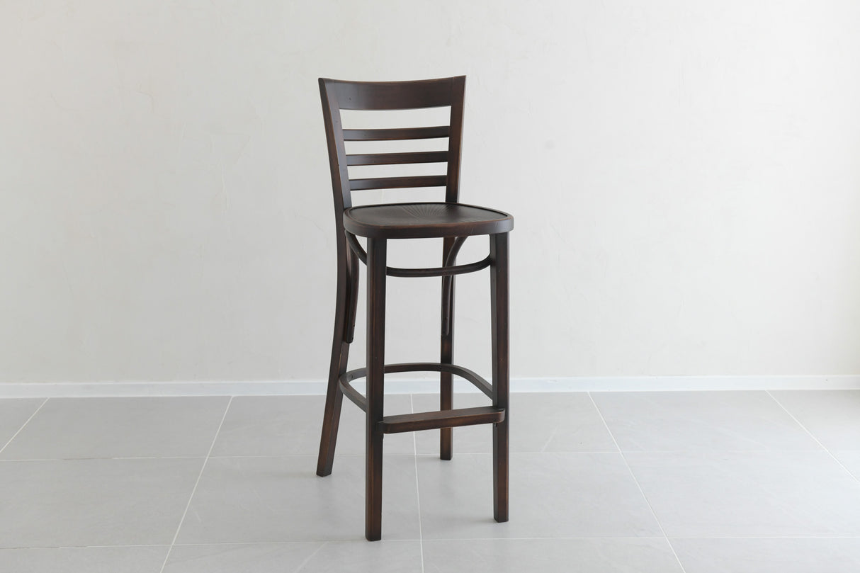 HUTTEN(ハッテン) 2160/80 ハイチェア アンティーク 木製 カフェ 飲食店 店舗