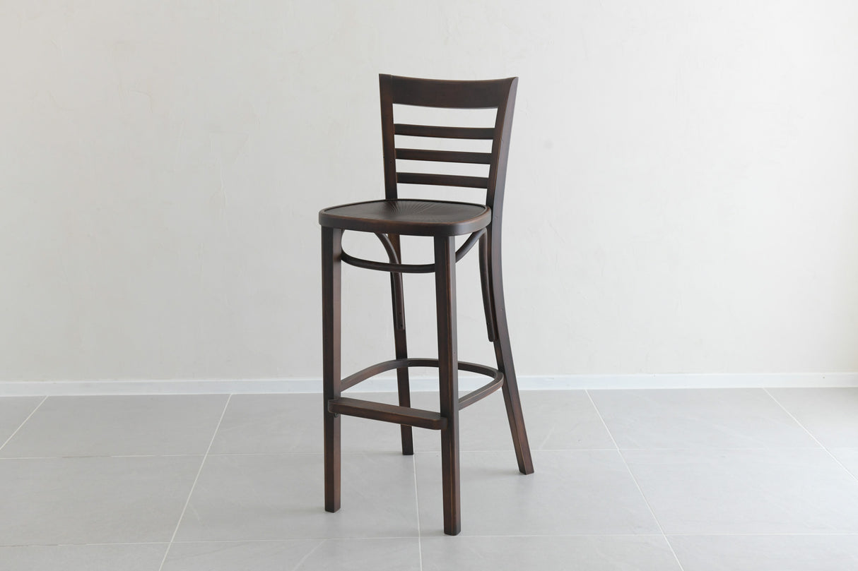 HUTTEN(ハッテン) 2160/80 ハイチェア アンティーク 木製 カフェ 飲食店 店舗