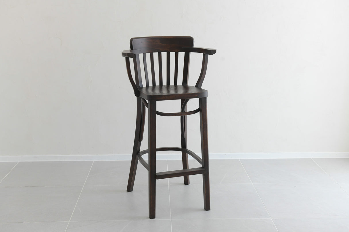 HUTTEN(ハッテン) 2145/80 ハイチェア アンティーク 木製 カフェ 飲食店 店舗