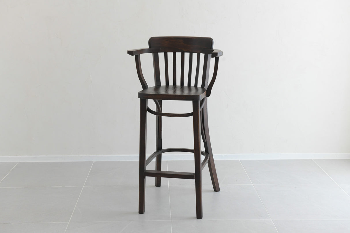 HUTTEN(ハッテン) 2145/80 ハイチェア アンティーク 木製 カフェ 飲食店 店舗