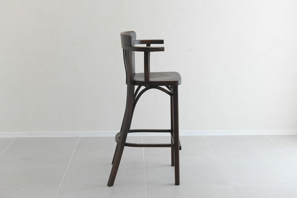 HUTTEN(ハッテン) 2145/80 ハイチェア アンティーク 木製 カフェ 飲食店 店舗