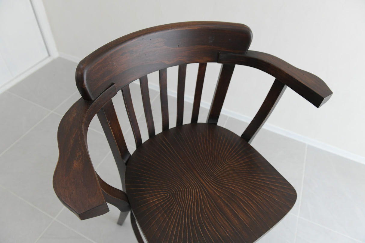 HUTTEN(ハッテン) 2145/80 ハイチェア アンティーク 木製 カフェ 飲食店 店舗