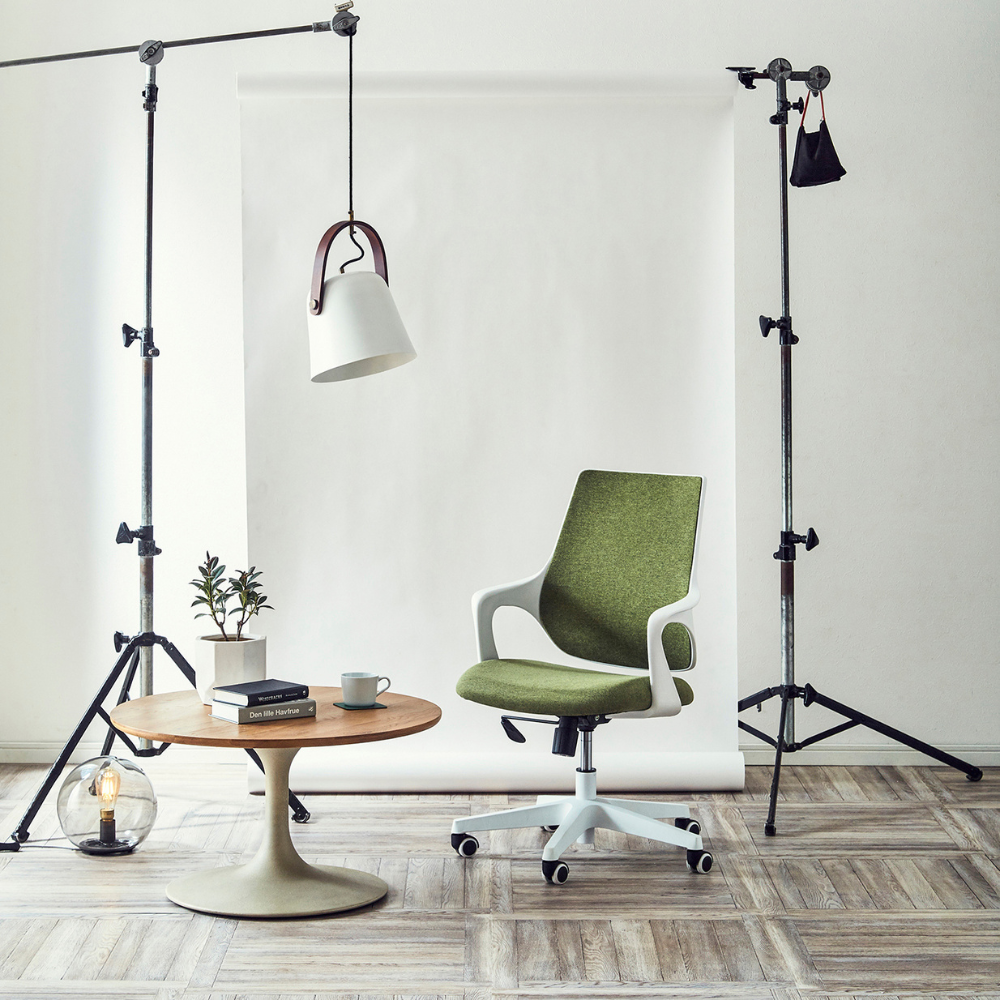 デスクチェア クロス 肘付き