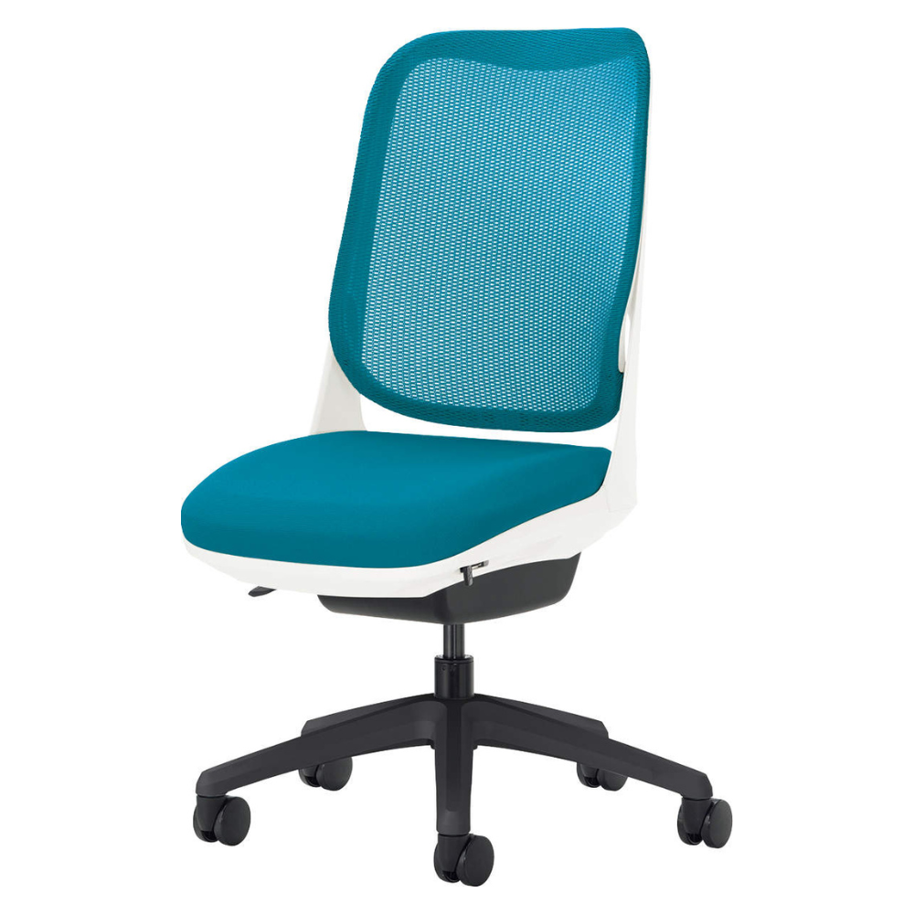 LION(ライオン事務器) RIDE(ライド) ホワイトフレーム オフィスチェア メッシュ