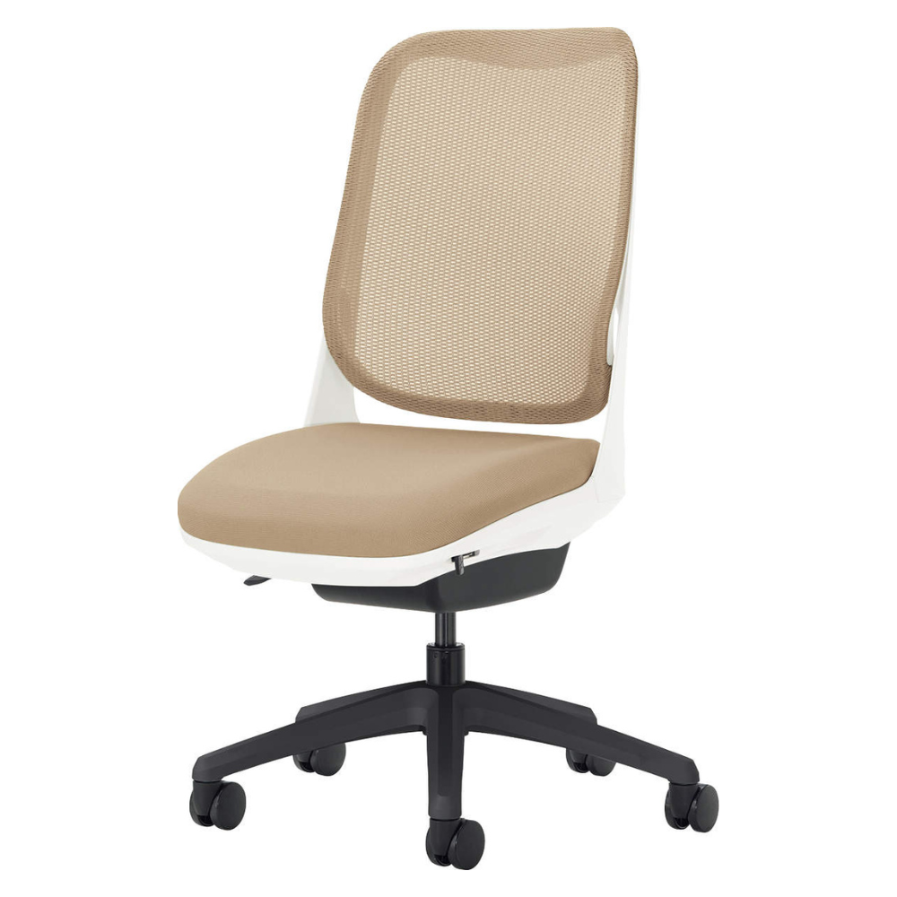 LION(ライオン事務器) RIDE(ライド) ホワイトフレーム オフィスチェア メッシュ