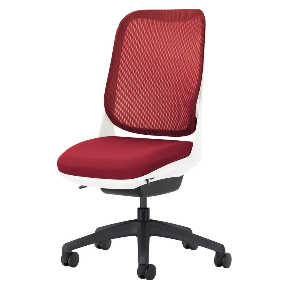 LION(ライオン事務器) RIDE(ライド) ホワイトフレーム オフィスチェア メッシュ