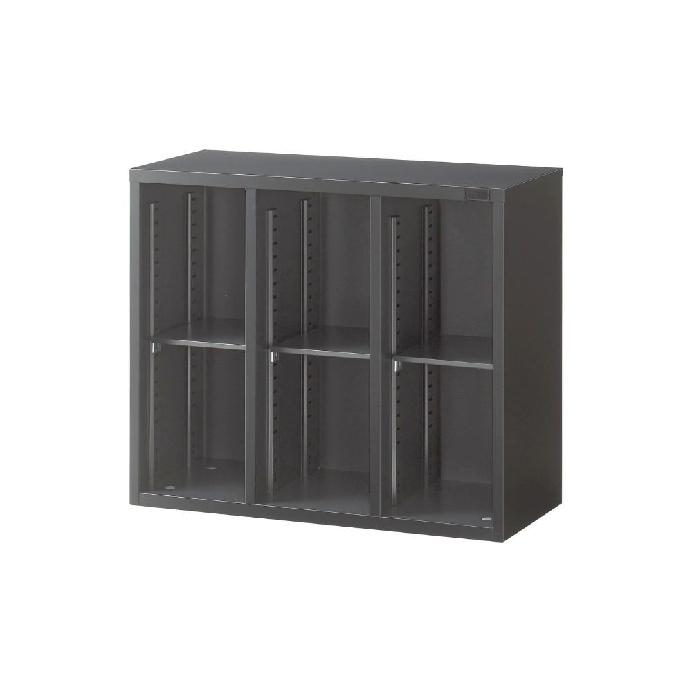 【SFBシリーズ】キャビネット 3列オープン 高さ750mm 上置用