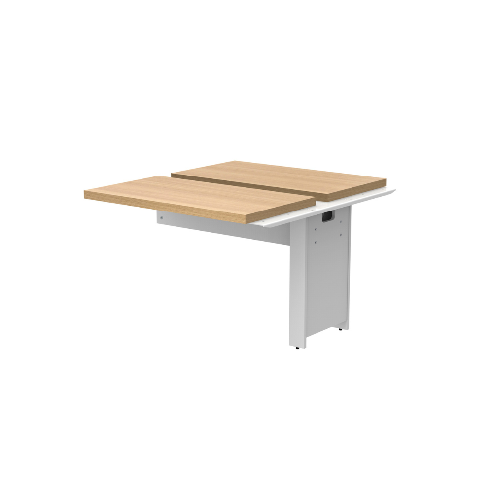 フリーアドレスデスク RYSシリーズ 両面増連セット【奥行1200mm】