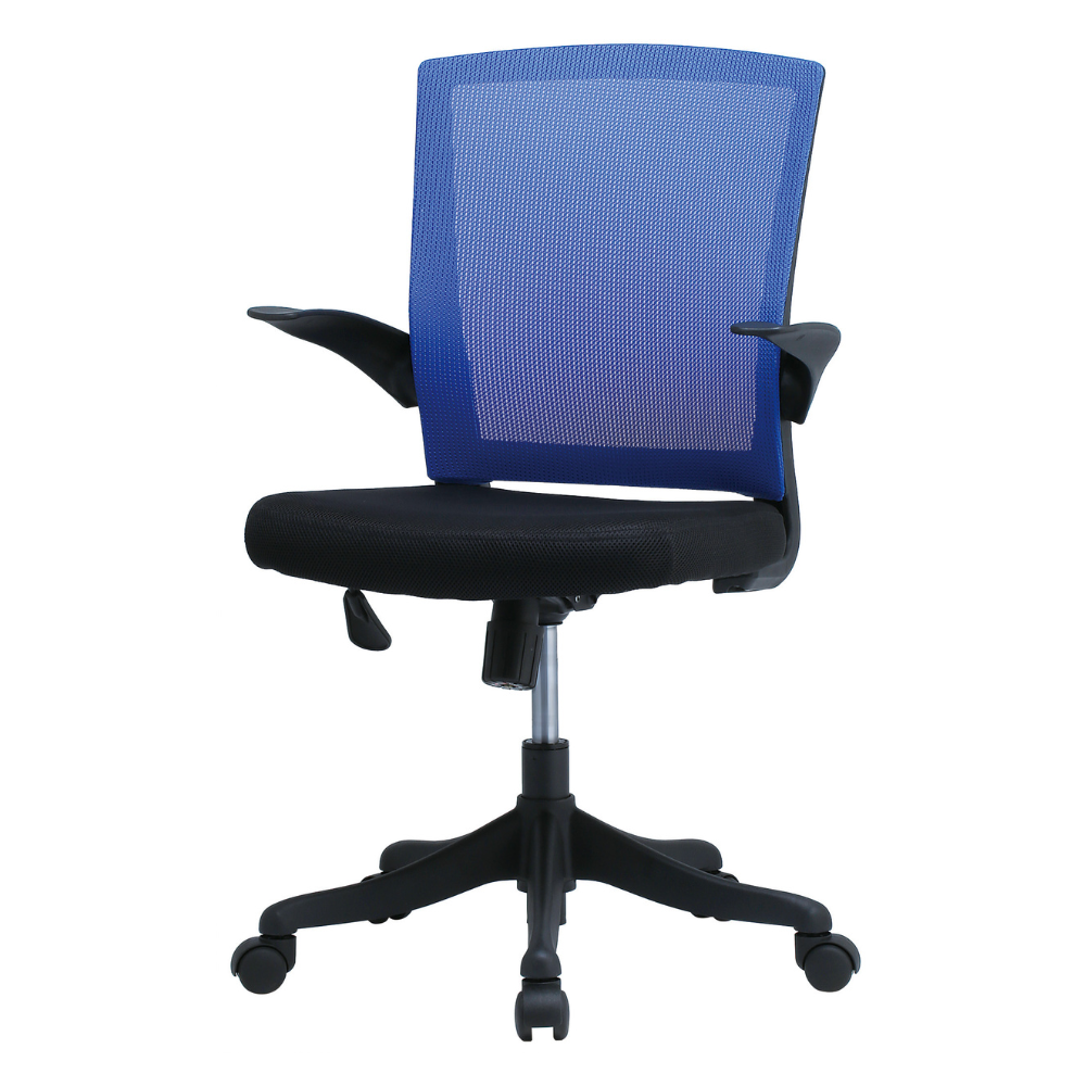 肘跳ね上げ式メッシュチェア