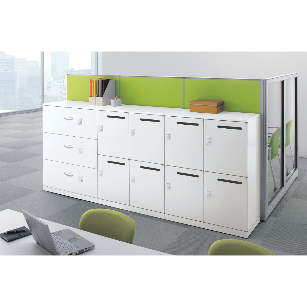 【SKR-SFシリーズ】メールボックス 2人用 高さ525mm 上下兼用 ダイヤル錠