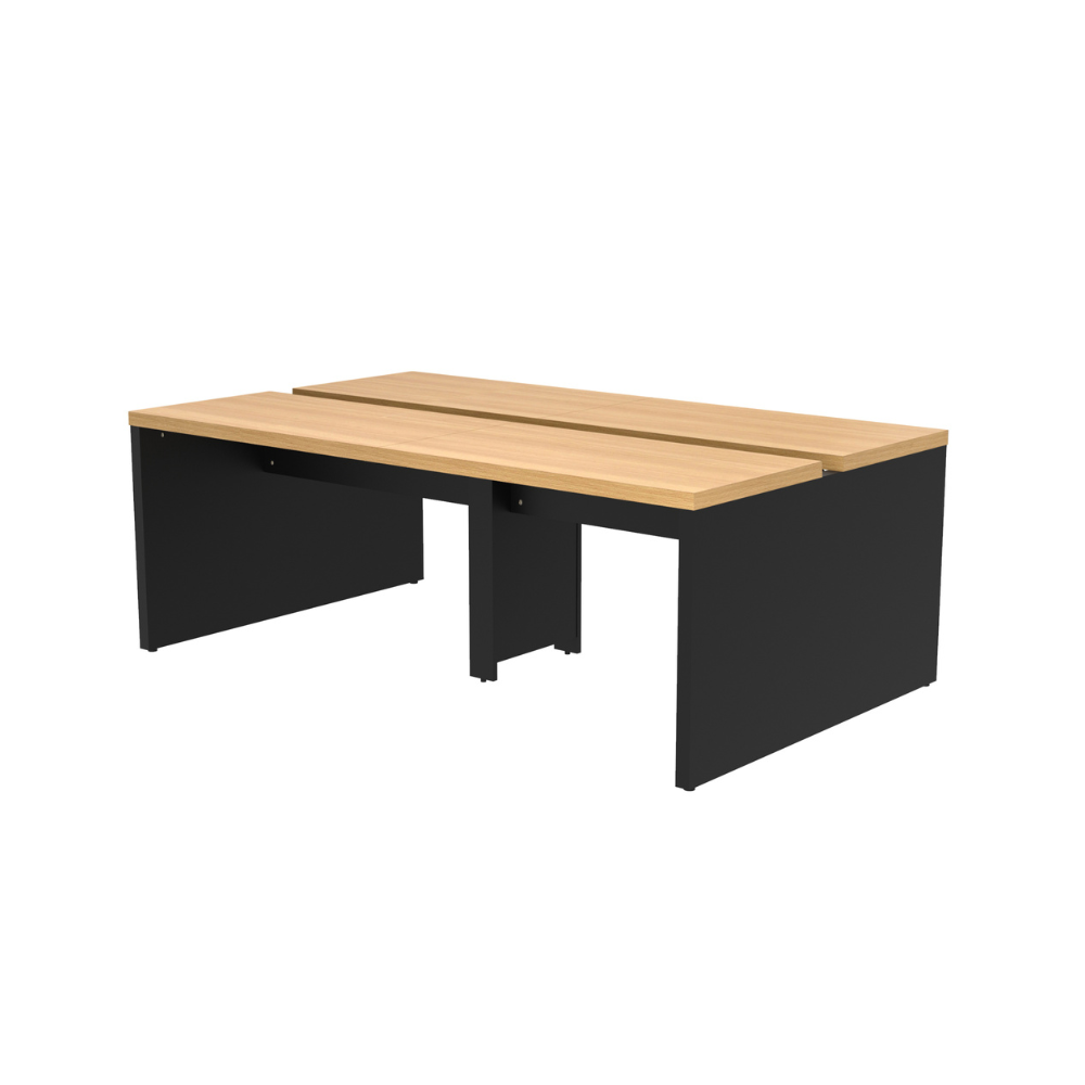 フリーアドレスデスク RYSシリーズ 両面基本セット【奥行1200mm】