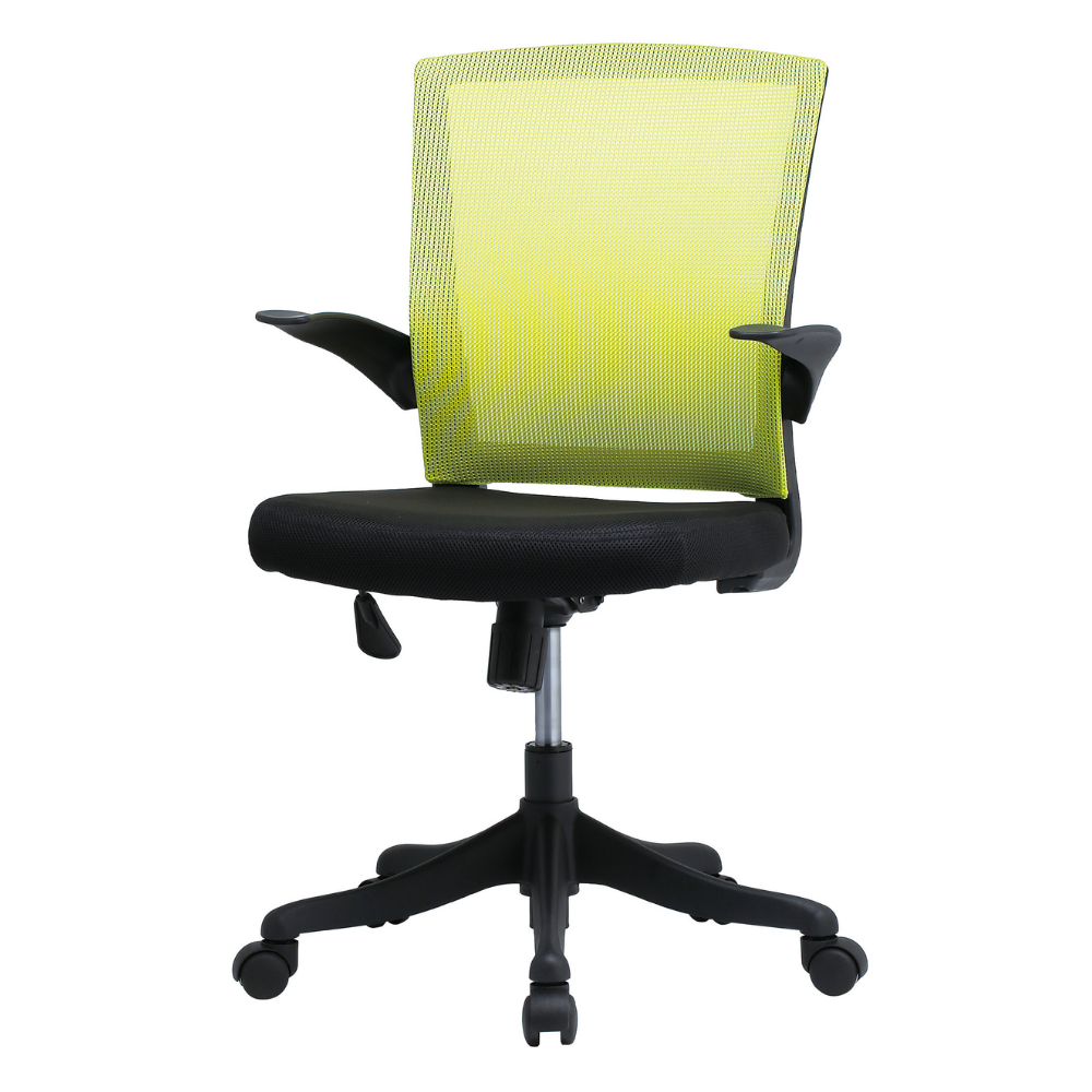 肘跳ね上げ式メッシュチェア