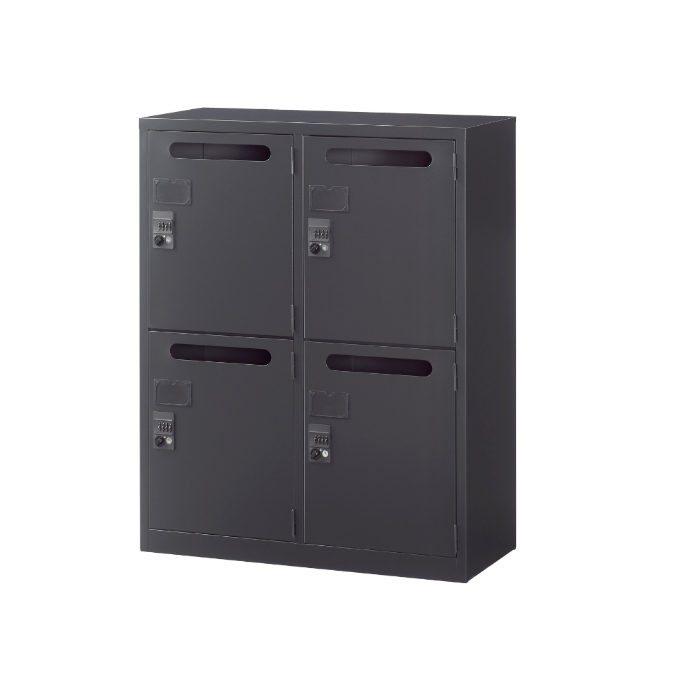 【SFBシリーズ】メールボックス 4人用 高さ1110mm 下置用 ダイヤル錠