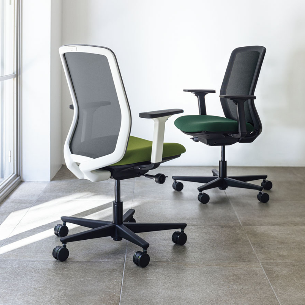 UCHIDA(内田洋行) CARISSA2(カリッサ2) ハイバック ツートン 背ライトグレイタイプ