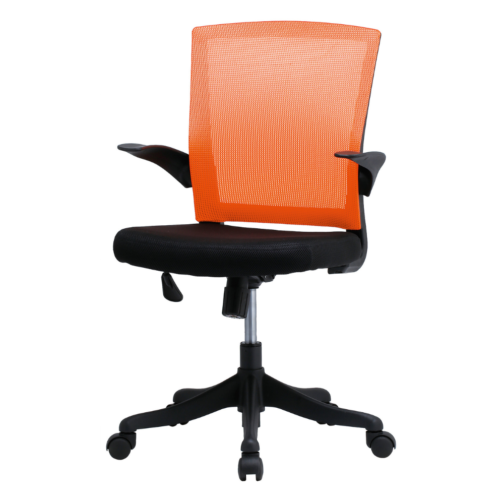 肘跳ね上げ式メッシュチェア