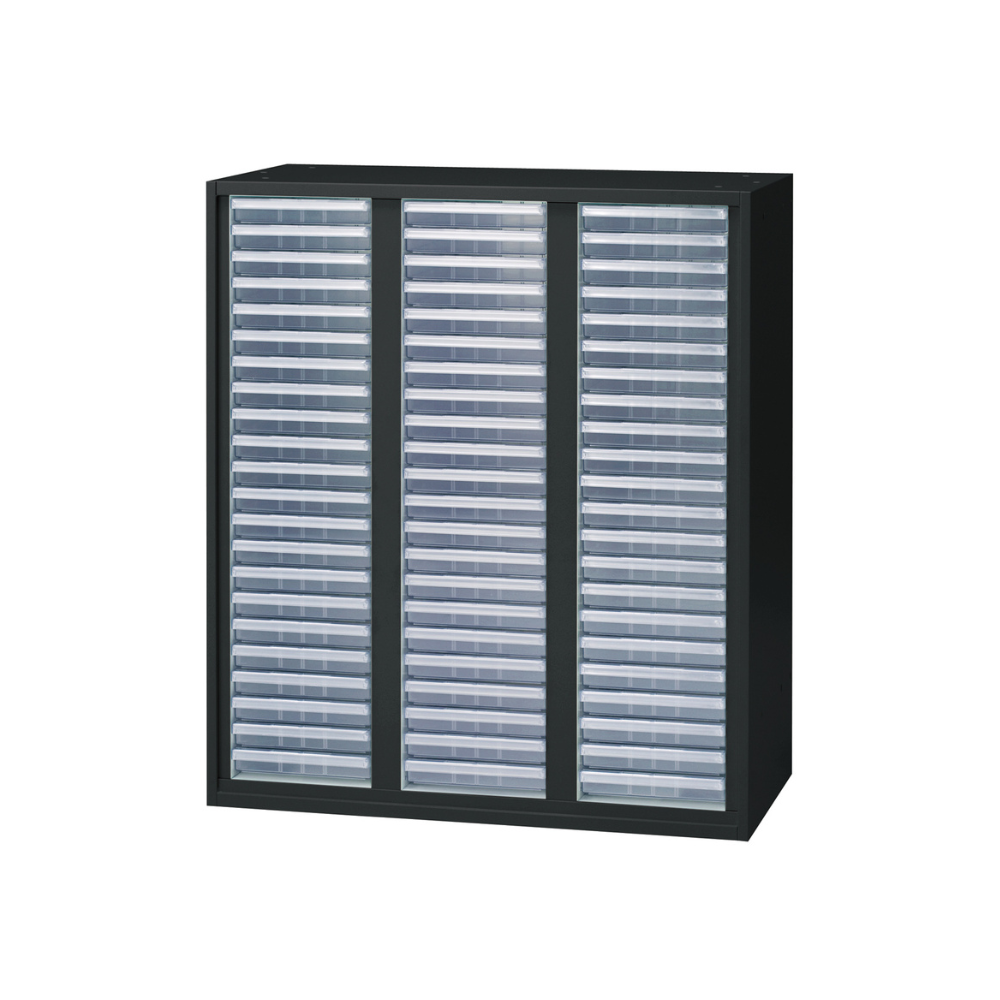 【SKR-PBシリーズ】トレー書庫 浅型3列22段 高さ1050mm 下置用