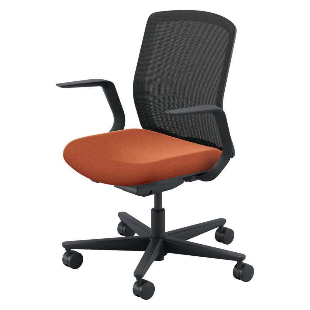 UCHIDA(内田洋行) CARISSA2(カリッサ2) ミドルバック ツートン 背ブラックタイプ