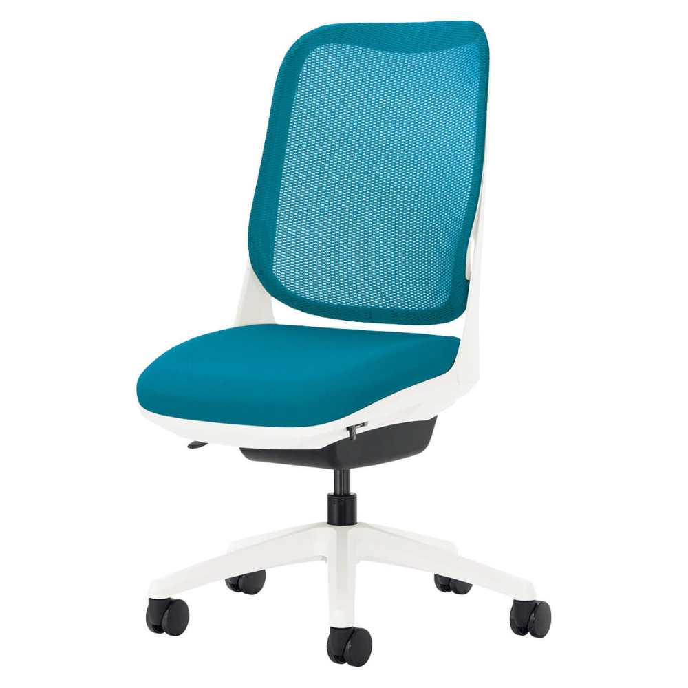 LION(ライオン事務器) RIDE(ライド) ホワイトフレーム オフィスチェア メッシュ