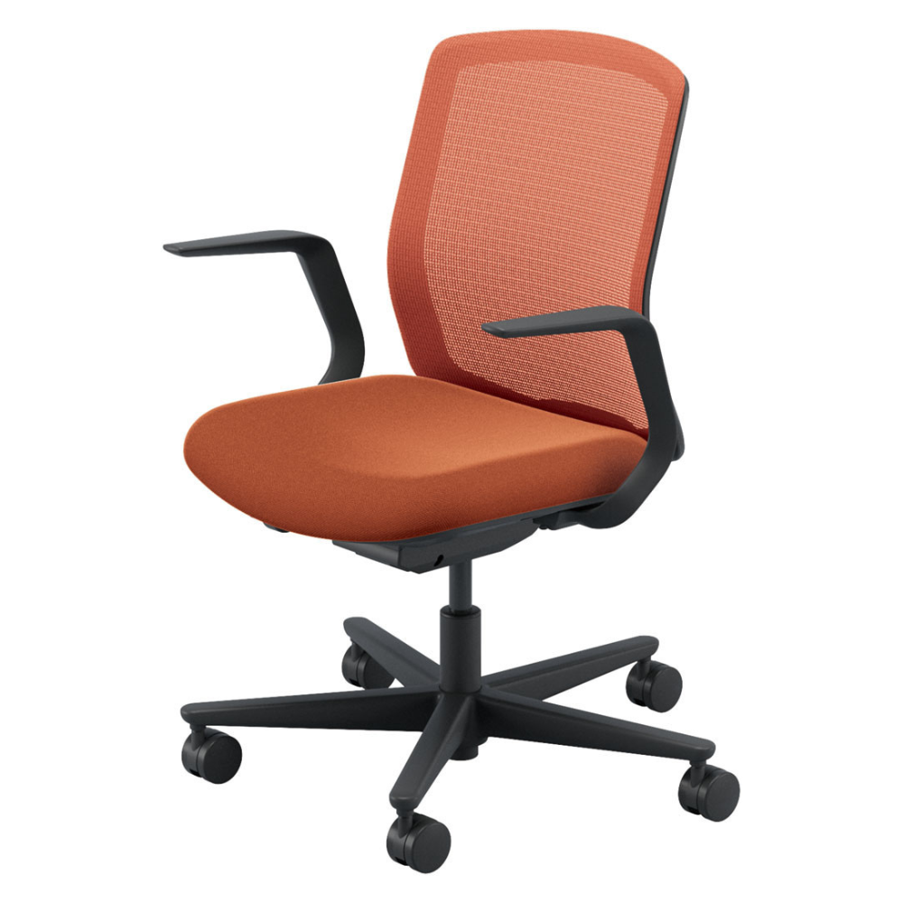 UCHIDA(内田洋行) CARISSA2(カリッサ2) ミドルバック 単色タイプ