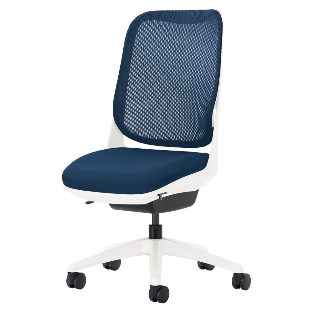 LION(ライオン事務器) RIDE(ライド) ホワイトフレーム オフィスチェア メッシュ