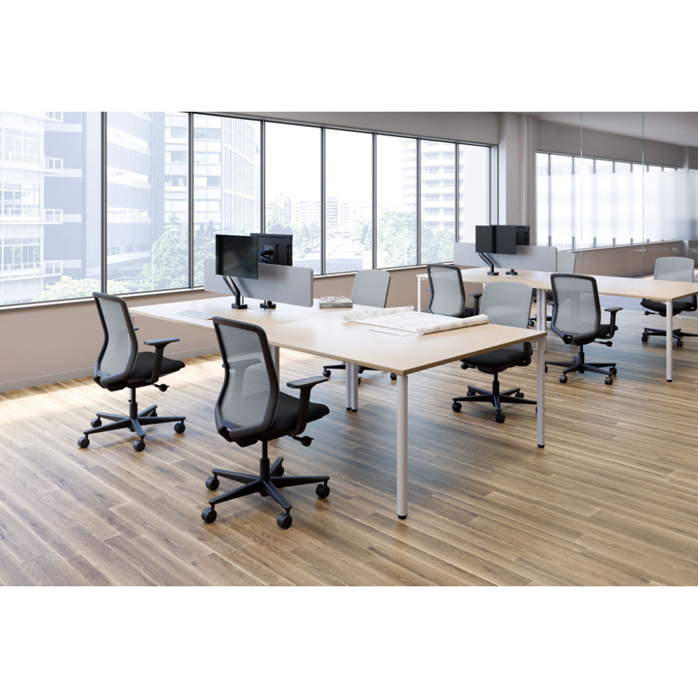 UCHIDA(内田洋行) CARISSA2(カリッサ2) ハイバック ツートン 背ライトグレイタイプ