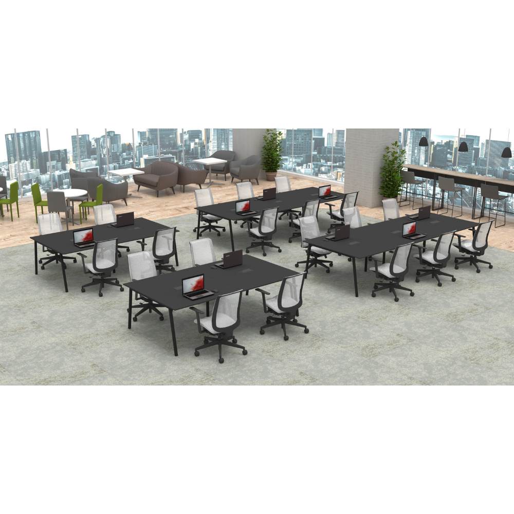 フリーアドレスデスク(配線ボックス付き) 基本セット