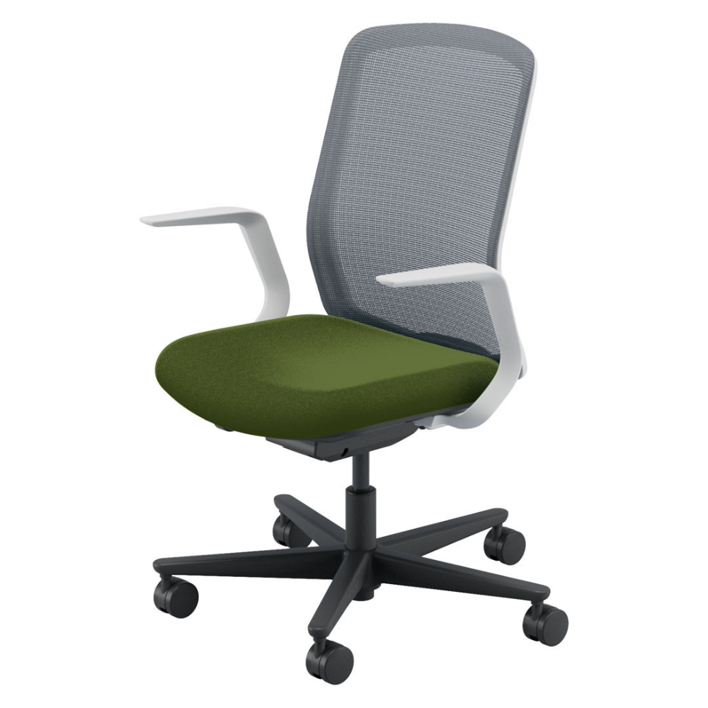 UCHIDA(内田洋行) CARISSA2(カリッサ2) ハイバック ツートン 背ライトグレイタイプ