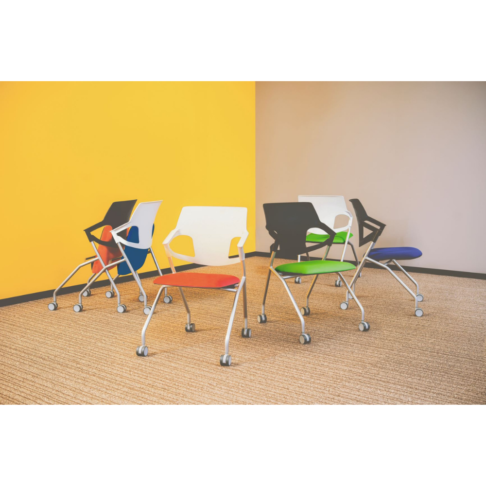 平行スタッキングチェア KCR-YK75 2脚セット