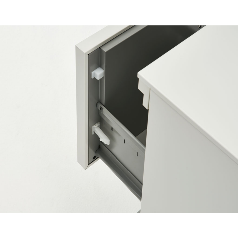 UCHIDA(内田洋行) STワゴン A4-3段【シリンダー錠】 W396×D585×H606mm