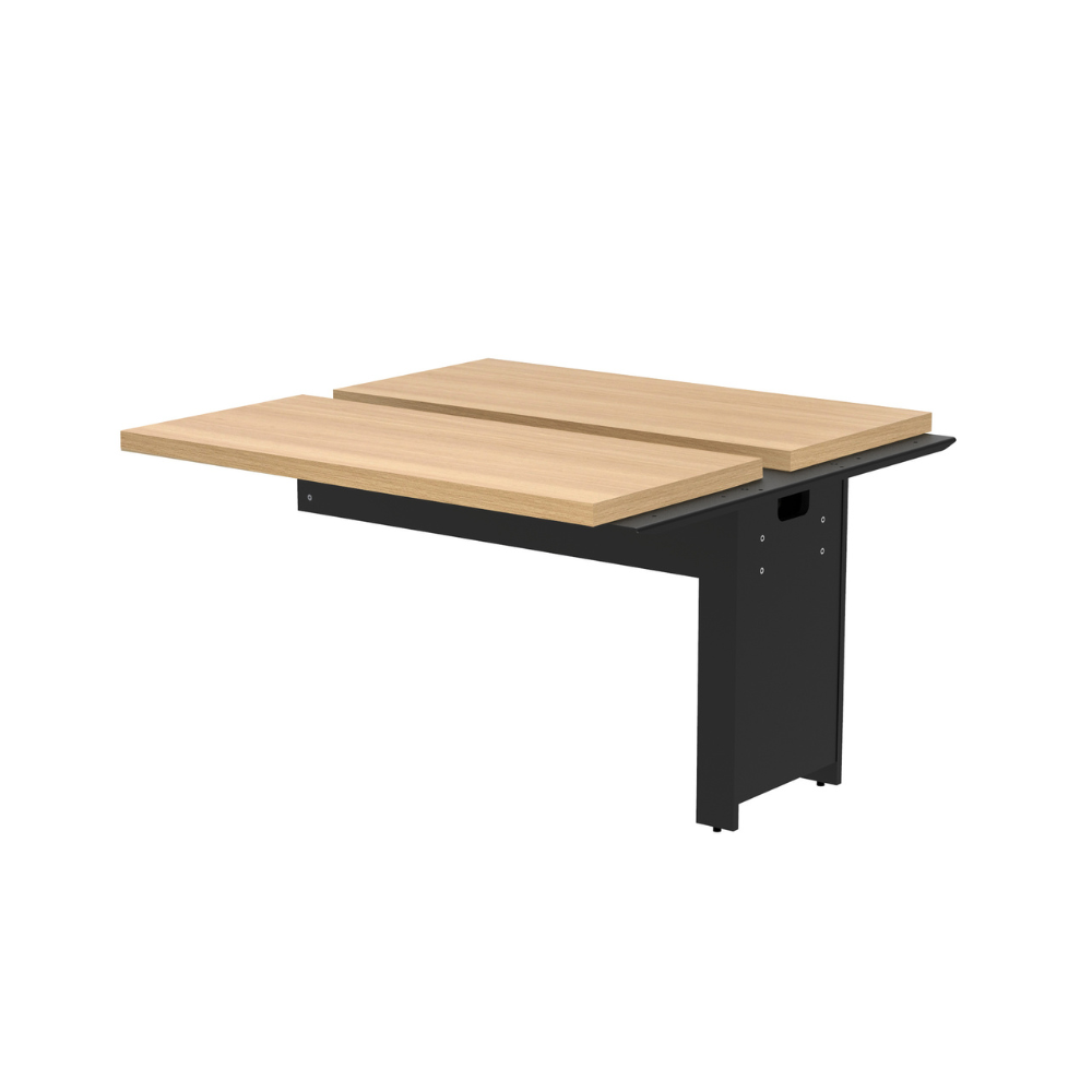 フリーアドレスデスク RYSシリーズ 両面増連セット【奥行1200mm】