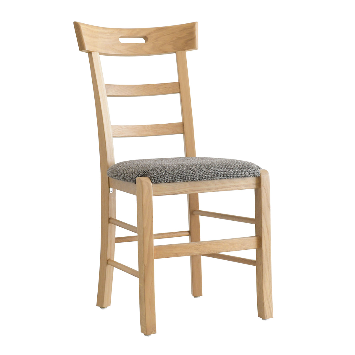 HUTTEN(ハッテン) 129-E/46 ダイニングチェア ハイバックタイプ 座面布張り 取っ手付き