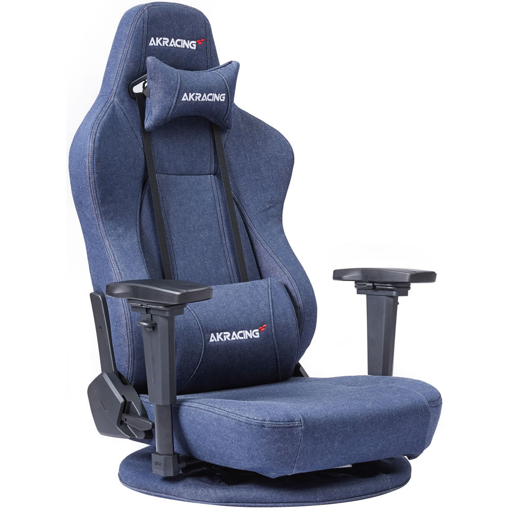 AKRacing Gyokuza Denim ゲーミングチェア ミーティングチェア オフィスチェア AKR-GYOKUZA-DENIM