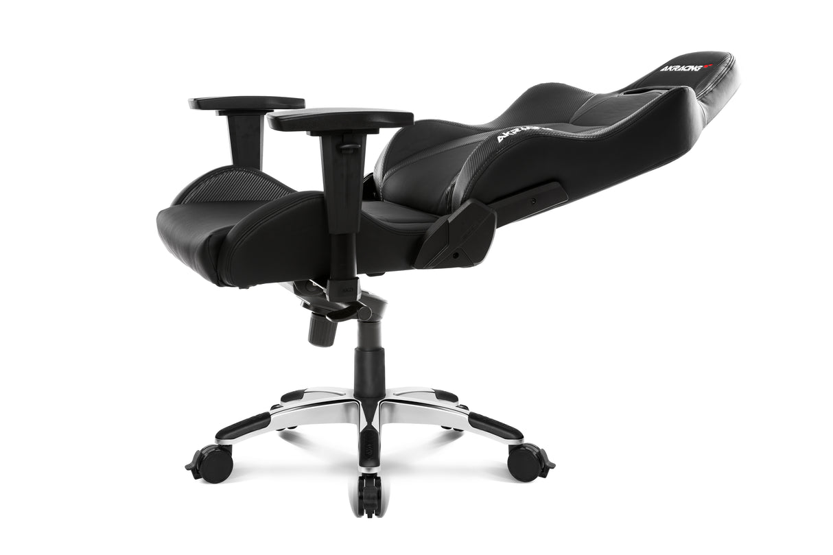 AKRacing Premiumシリーズ ゲーミングチェア オフィスチェア カーボンブラック/レイブン/シルバー AKR-PREMIUM/LOW-CARBON_BLACK